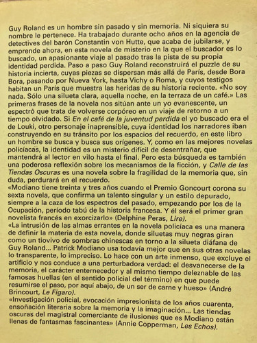 Calle De Las Tiendas Oscuras - Patrick Modiano
