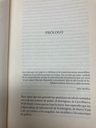 Los Periodistas Literarios - John Mcphee (varios Autores)
