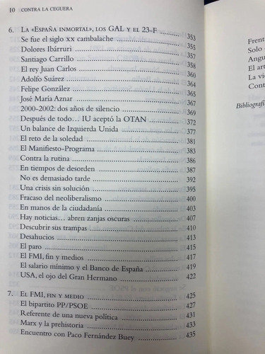 Contra La Ceguera - Julio Anguita