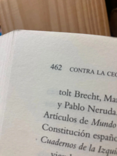 Contra La Ceguera - Julio Anguita