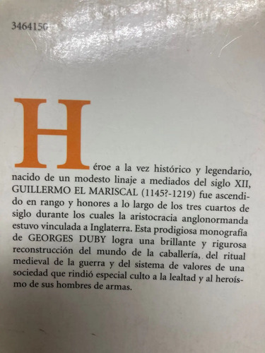 Guillermo El Mariscal - Georges Duby