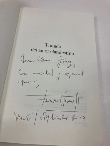producto_639279710795485191_1 Tratado Del Amor Clandestino - Francisco Proaño Arandi