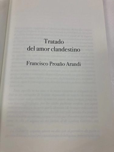 producto_639279710806963668_2 Tratado Del Amor Clandestino - Francisco Proaño Arandi