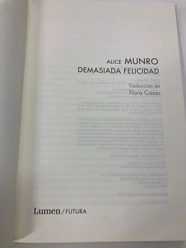 Demasiada Felicidad - Alice Munro
