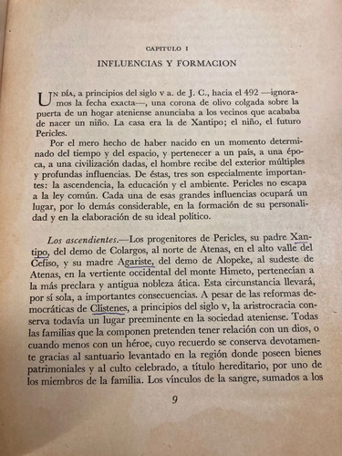 Pericles Una Experiencia De Democracia Dirigida - Leon Homo