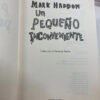 Un Pequeño Inconveniente - Mark Haddon