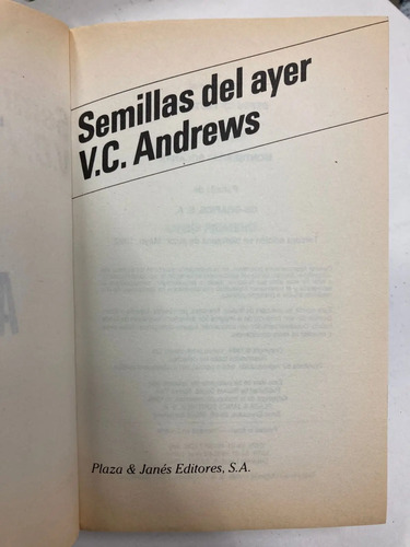 Semillas Del Ayer - V.c. Andrews