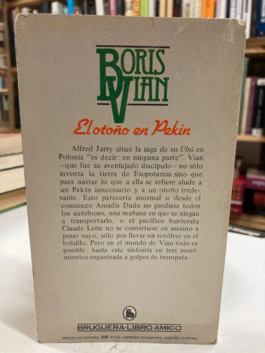 El Otoño En Pekín - Boris Vian