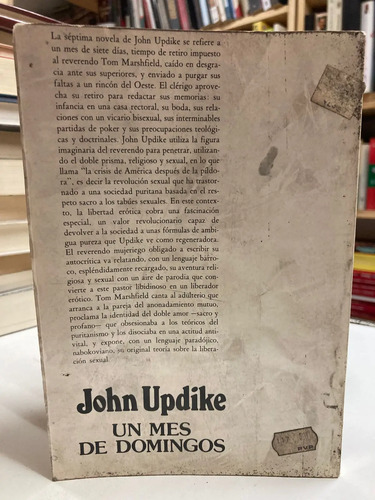 Un Mes De Domingos - John Updike