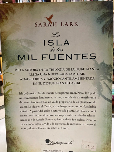 La Isla De Las Mil Fuentes - Sarah Lark