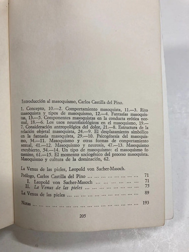 Introducción Al Masoquismo Sacher-masoch - Carlos Castilla