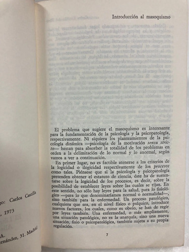 Introducción Al Masoquismo Sacher-masoch - Carlos Castilla