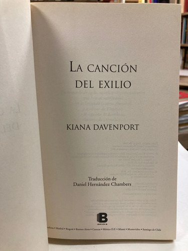 La Canción Del Exilio - Kiana Davenport