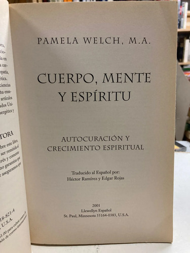Cuerpo, Mente Y Espíritu - Pamela Welch