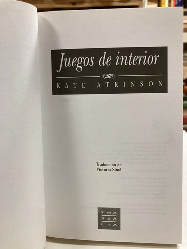 Juegos De Interior - Kate Atkinson