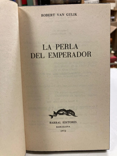 La Perla Del Emperador - Robert Van Gulik
