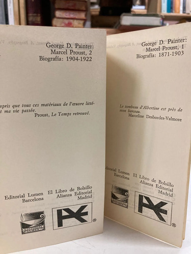Marcel Proust Biografía 1 Y 2 - George D. Painter