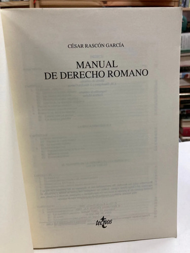 producto_639279725214539431_1 Manual De Derecho Romano - César Rascón García