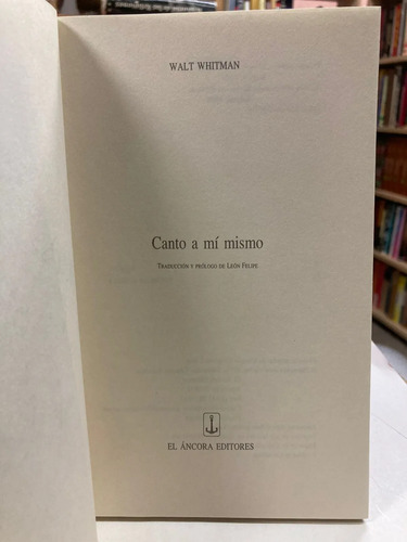 Canto A Mí Mismo - Walt Whitman
