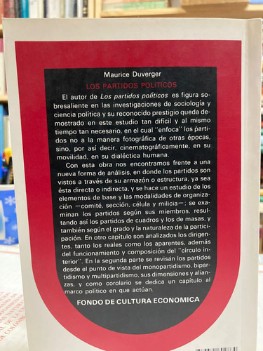 Los Partidos Políticos - Maurice Duverger