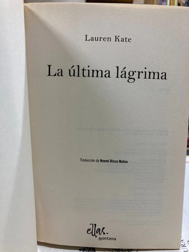 La Última Lágrima - Lauren Kate