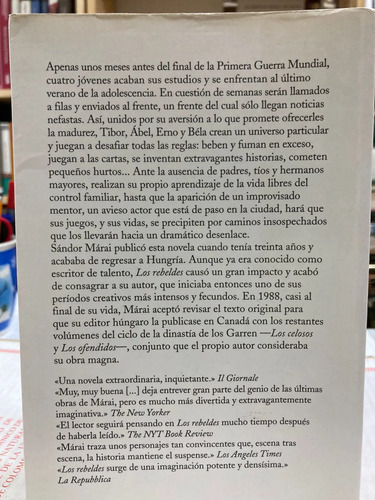 Los Rebeldes - Sándor Márai