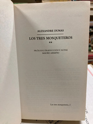 Los Tres Mosqueteros I Y Ii - Alexandre Dumas