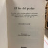 El Fin Del Poder - Moisés Naím