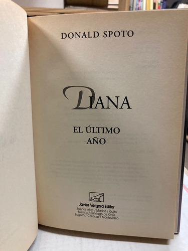 Diana El Último Año - Donald Spoto