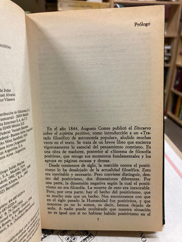 Discurso Sobre El Espíritu Positivo - Auguste Comte