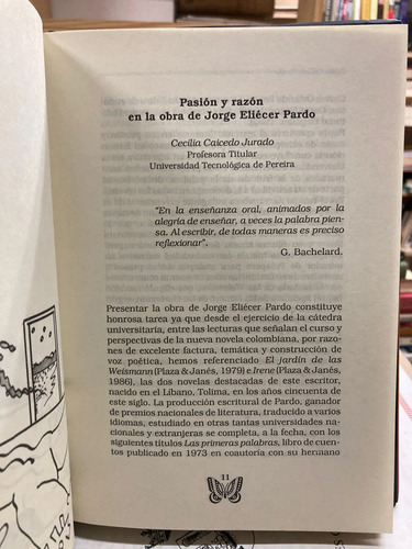 Jorge Eliécer Pardo Obra Literaria 1978-1986
