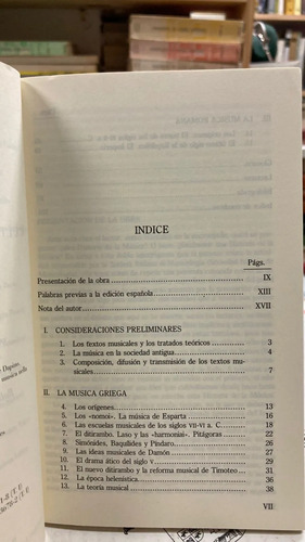 La Música En La Cultura Griega Y Romana - Giovanni Comotti
