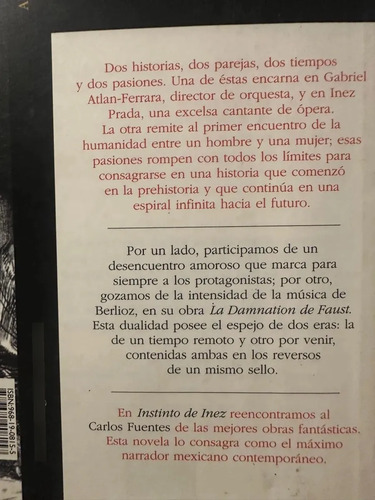 Instinto De Inez - Carlos Fuentes