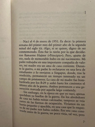 Al Sur De La Frontera, Al Oeste Del Sol - Haruki Murakami