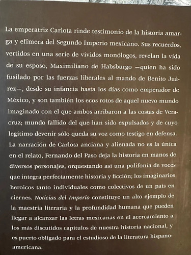Noticias Del Imperio - Fernando Del Paso