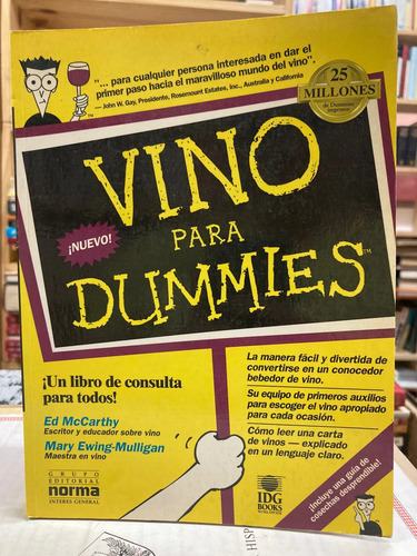 Vino Para Dummies - Ed Mccarthy
