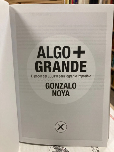 Algo + Grande - Gonzalo Noya