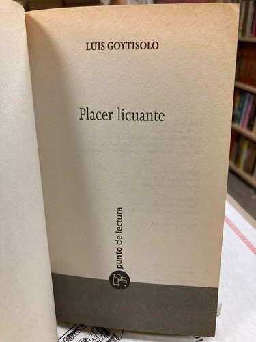 Placer Licuante - Luis Goytisolo