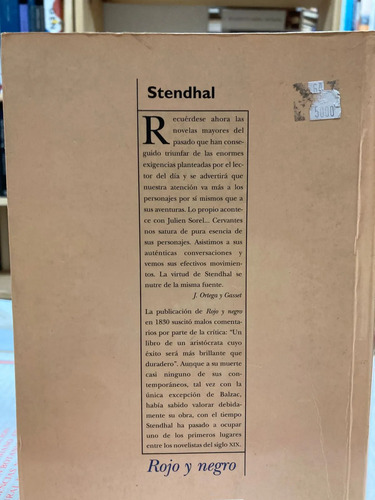 Rojo Y Negro - Stendhal