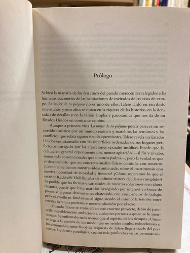 La Mujer De Tu Prójimo - Gay Talese