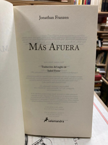 Más Afuera - Jonathan Franzen