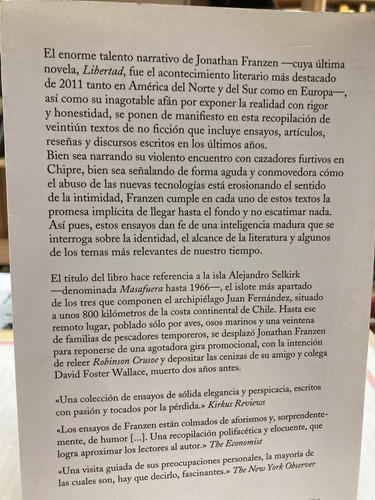 Más Afuera - Jonathan Franzen