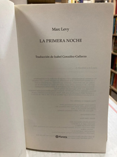 La Primera Noche - Marc Levy