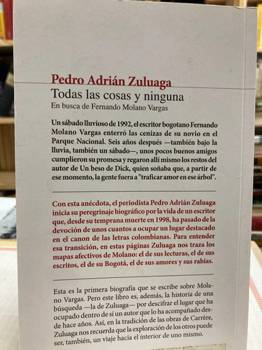 Todas Las Cosas Y Ninguna - Pedro Adrián Zuluaga