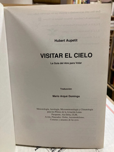 Visitar El Cielo - Hubert Aupetit