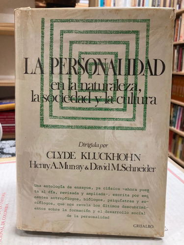 La Personalidad En La Naturaleza, Sociedad Y La Cultura