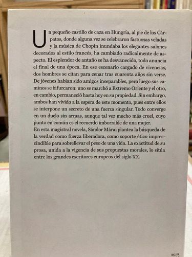 El Último Encuentro - Sándor Márai