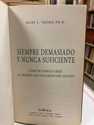 producto_639279750009530073_1 Siempre Demasiado Nunca Suficiente - Mary L. Trump