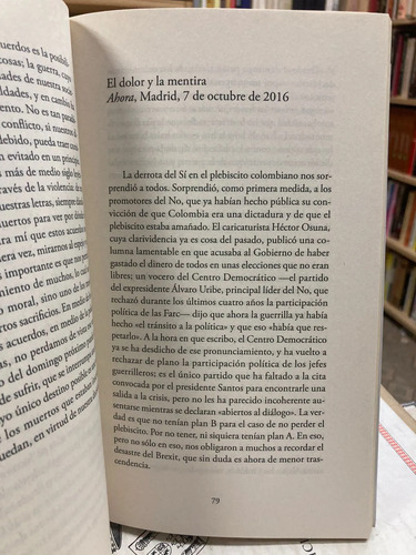 Los Desacuerdos De La Paz - Juan Gabriel Vásquez