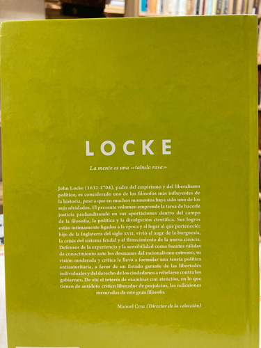 Locke La Mente Es Una Tabula Rasa - Sergi Aguilar